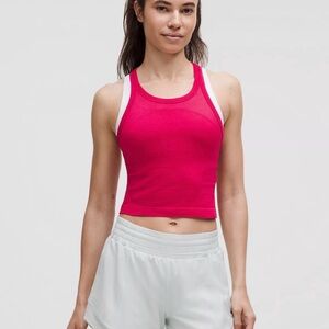 NWT: lululemon athletica swiftly tech cropped Racerback tank 2.0 -